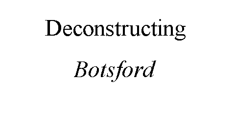 Deconstructing Botsford